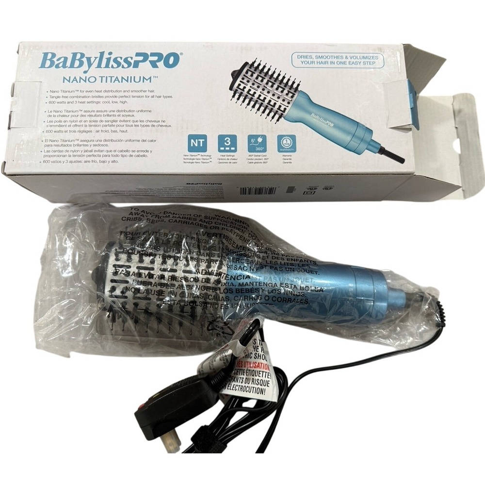BaBylissPRO Nano Titanium 2" Compact Hot Air Brush - Picture 5 of 5